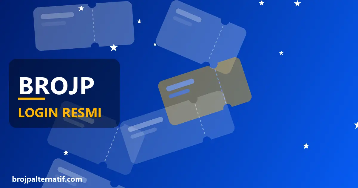 Ilustrasi panduan BROJP login di situs resmi brojpalternatif.com